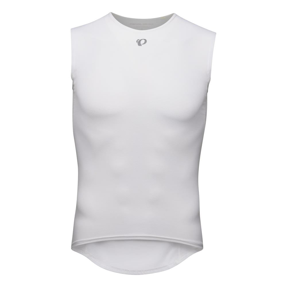 Men's Transfer Mesh Sleeveless Baselayer - WHITE / XXL