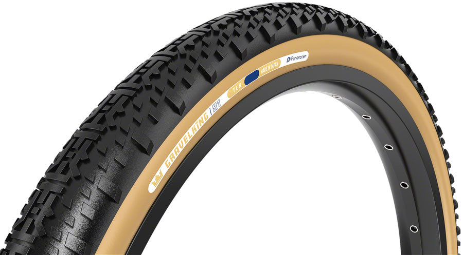 Panaracer GravelKing X1 Tire - 650b x 48 Tubeless Folding Black/Brown