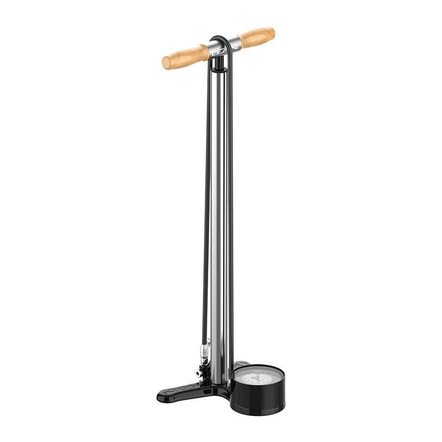 Lezyne Alloy Floor Drive 3.5 Floor Pump Presta Pro 220psi Chrome
