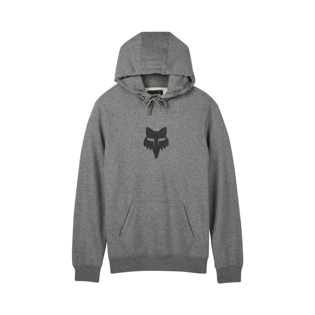 Fox Head Pullover Hoodie - Heather Graphite Grey / S