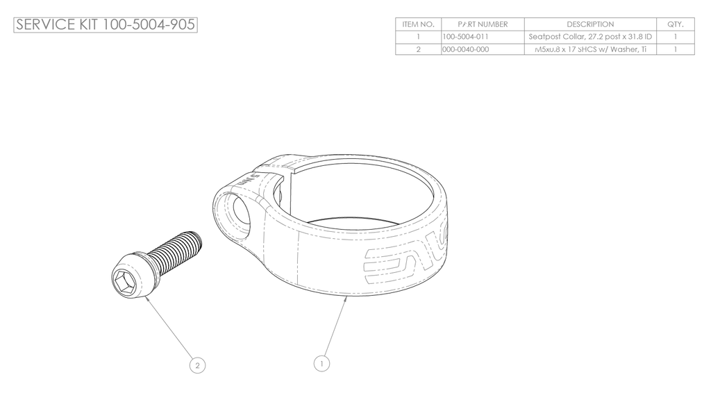 ENVE Seat Post Collar 27.2 - Default Title
