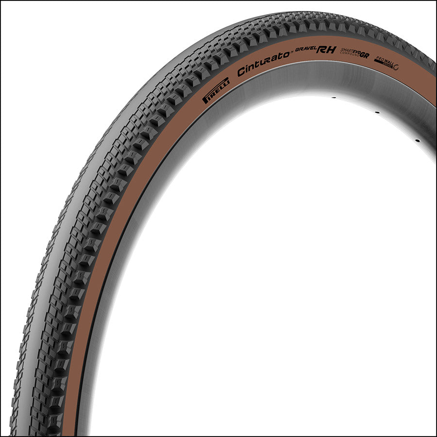 Pirelli Cinturato Gravel RH HP-Line Gravel Tire 700x40C Folding Tubeless Ready SmartEVO GR ProWALL Gravel 120TPI Tanwall
