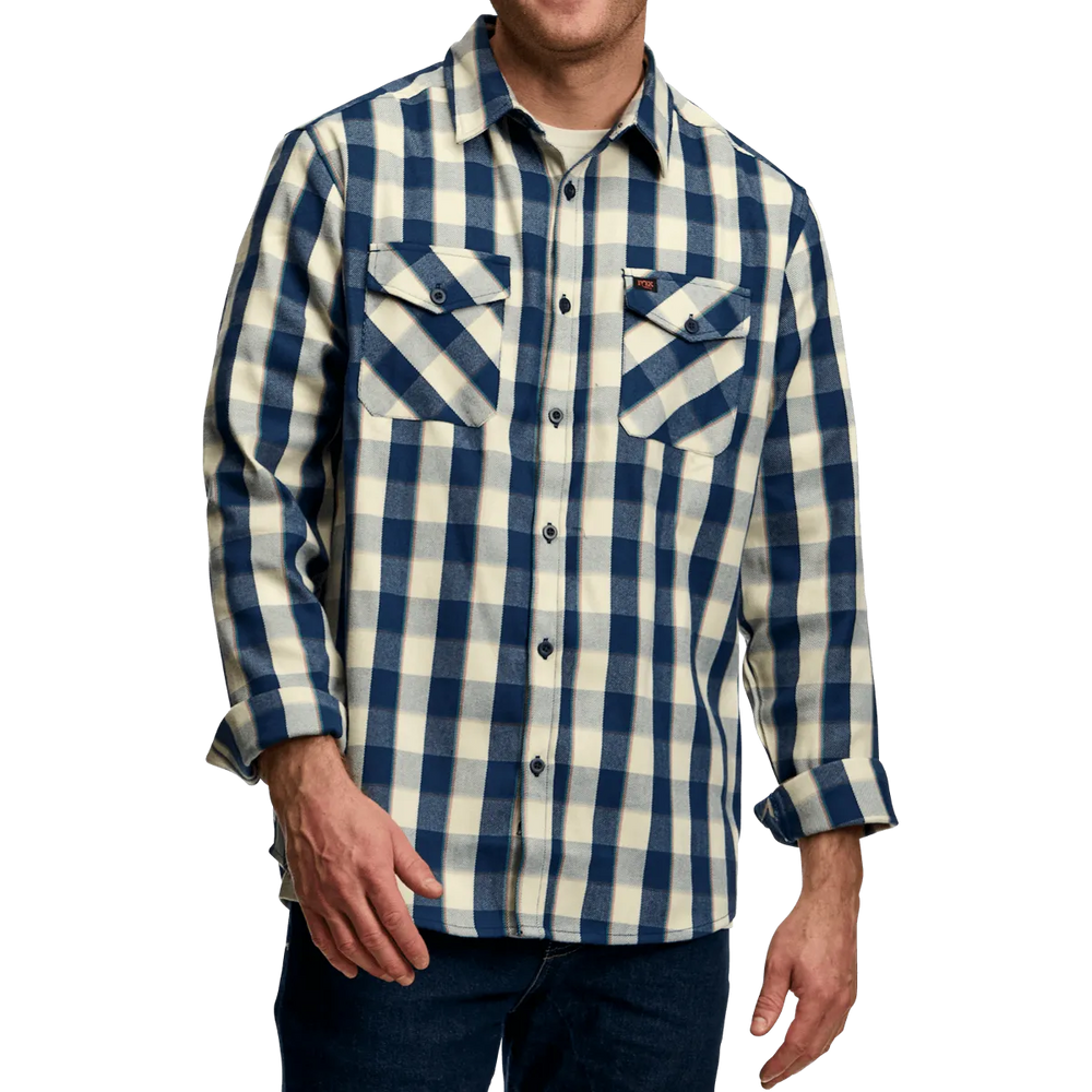 Heavyday Flannel - S / Blue Tan