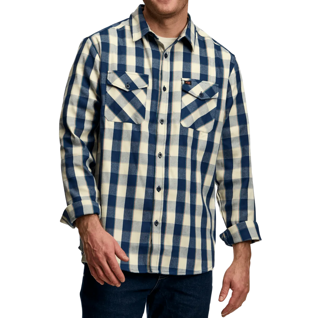 Heavyday Flannel - S / Blue Tan