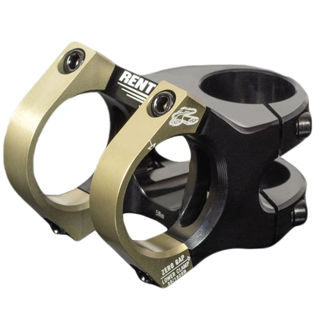 Renthal V2 Apex Stem (35.0) 50mm Black/AluGold