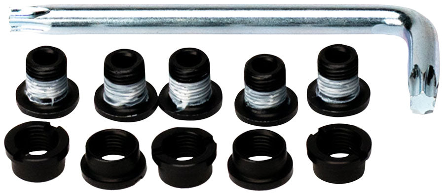 Full Speed Ahead Chainring Bolt Kit for Single Speed/BMX 10-piece