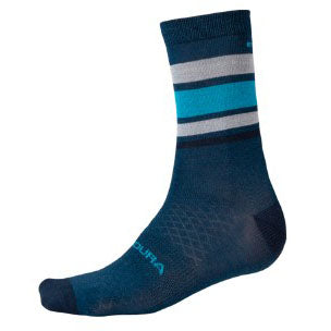 Endura BaaBaa Merino Stripe Socks Blueberry L/XL