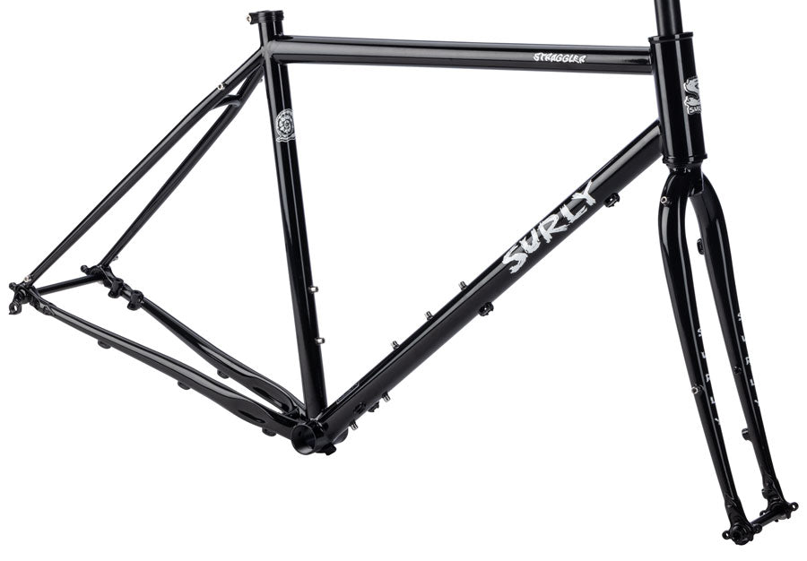 Surly Straggler Frameset - 700c Steel Hi-Viz Black 54cm