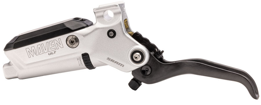 SRAM Maven Ultimate Disc Brake Lever Assembly - Carbon Lever Blade Silver/BLK Ano B1