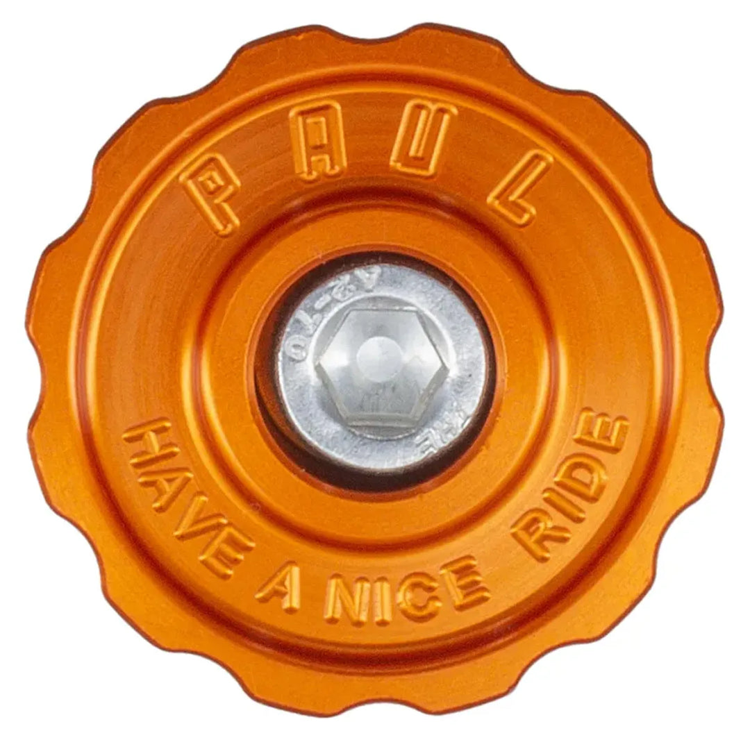Paul Components The Rook 5mm Aluminum Top Cap Orange