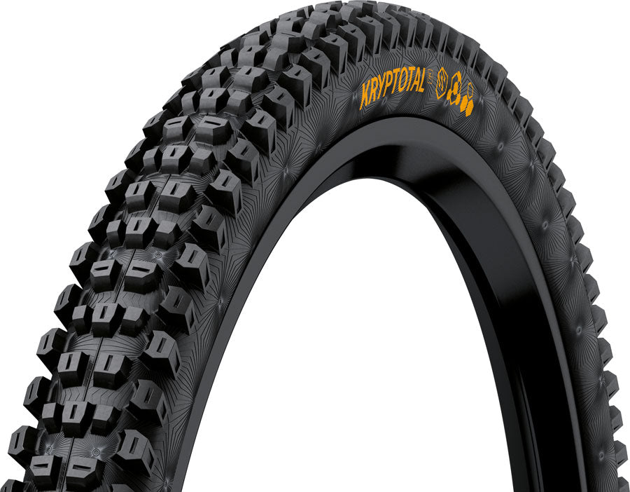 Continental Kryptotal Front Tire - 27.5 x 2.40 Tubeless Folding BLK SuperSoft Enduro Casing E25