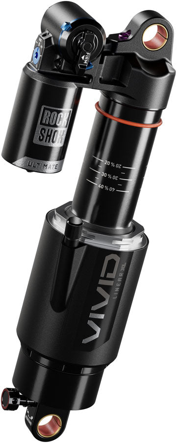 RockShox Vivid Ultimate RC2T Rear Shock - 230 x 57.5 mm Linear XL Air 2 Tokens Reb 55 / Comp 34 L/O 45 Standard D1