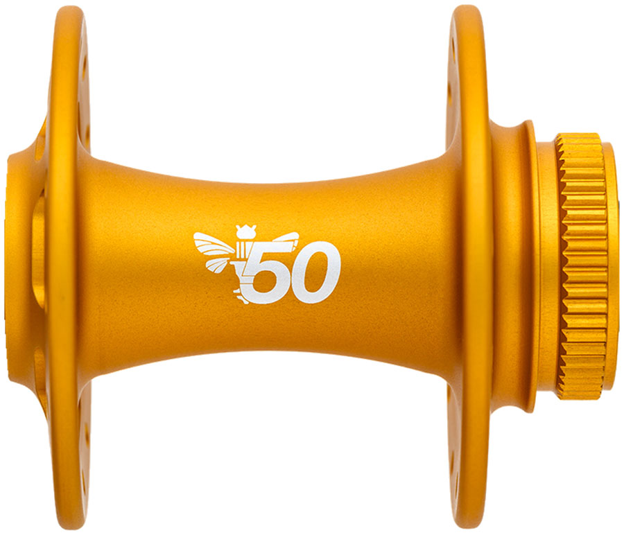 Chris King Front Hubshell - R45D Center-Lock 24h 50th Matte Gold