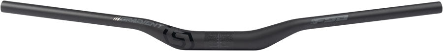 Full Speed Ahead Gradient Carbon Riser Handlebar - Carbon 35mm Clamp 30mm Rise 800mm BLK