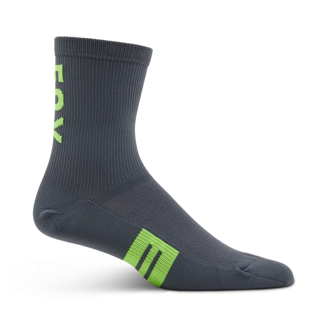 6" Flexair Merino Socks - Dark Shadow Grey / XS/S
