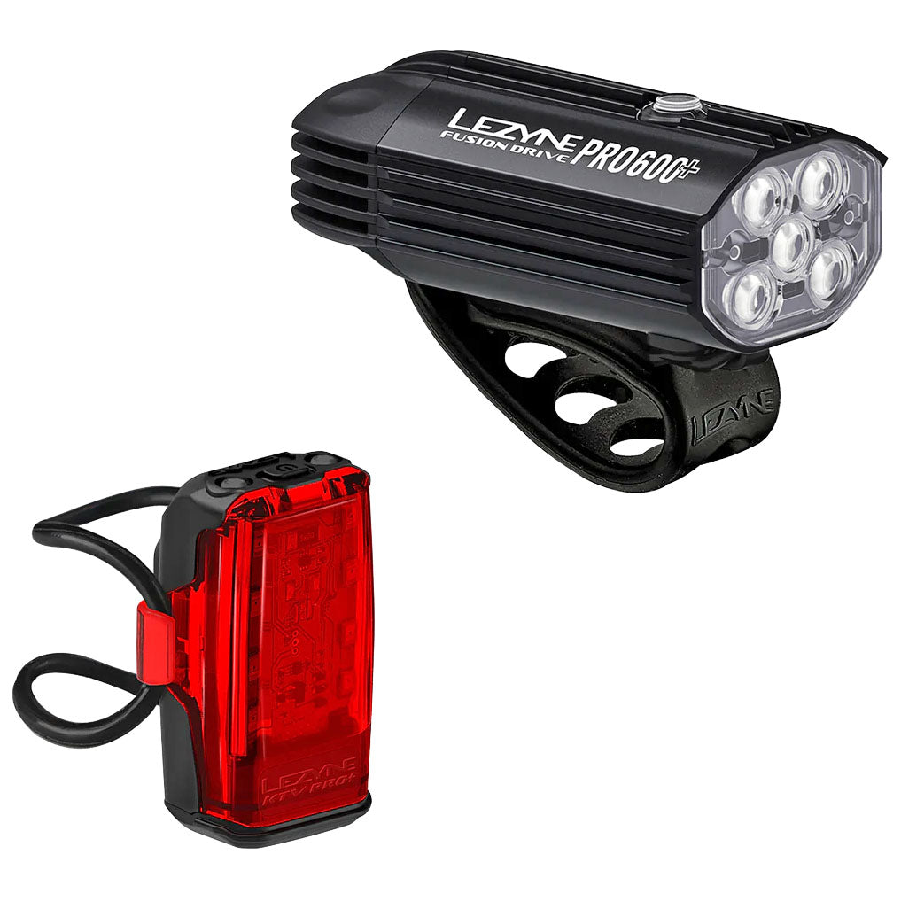 Lezyne Fusion Drive Pro 600+ /  KTV Drive Pro+ Light Pair