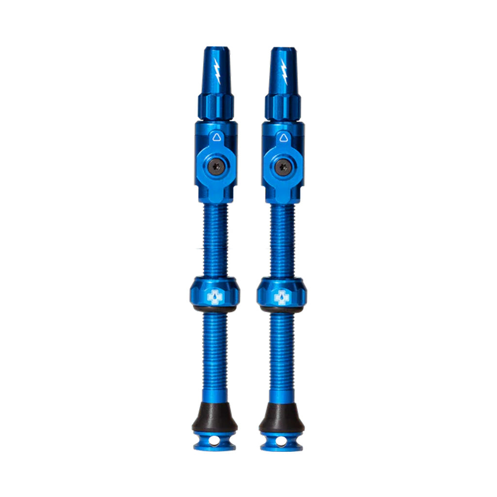 Muc-Off Big Bore Lite Tubeless Valve 75mm Pair - Blue  
