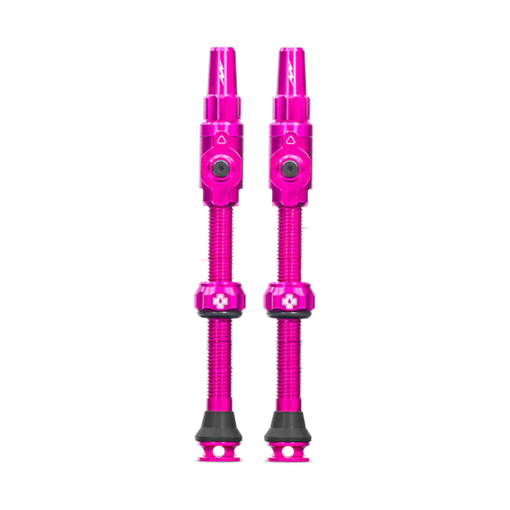 Muc-Off Big Bore Lite Tubeless Valve 60mm Pair - Pink  