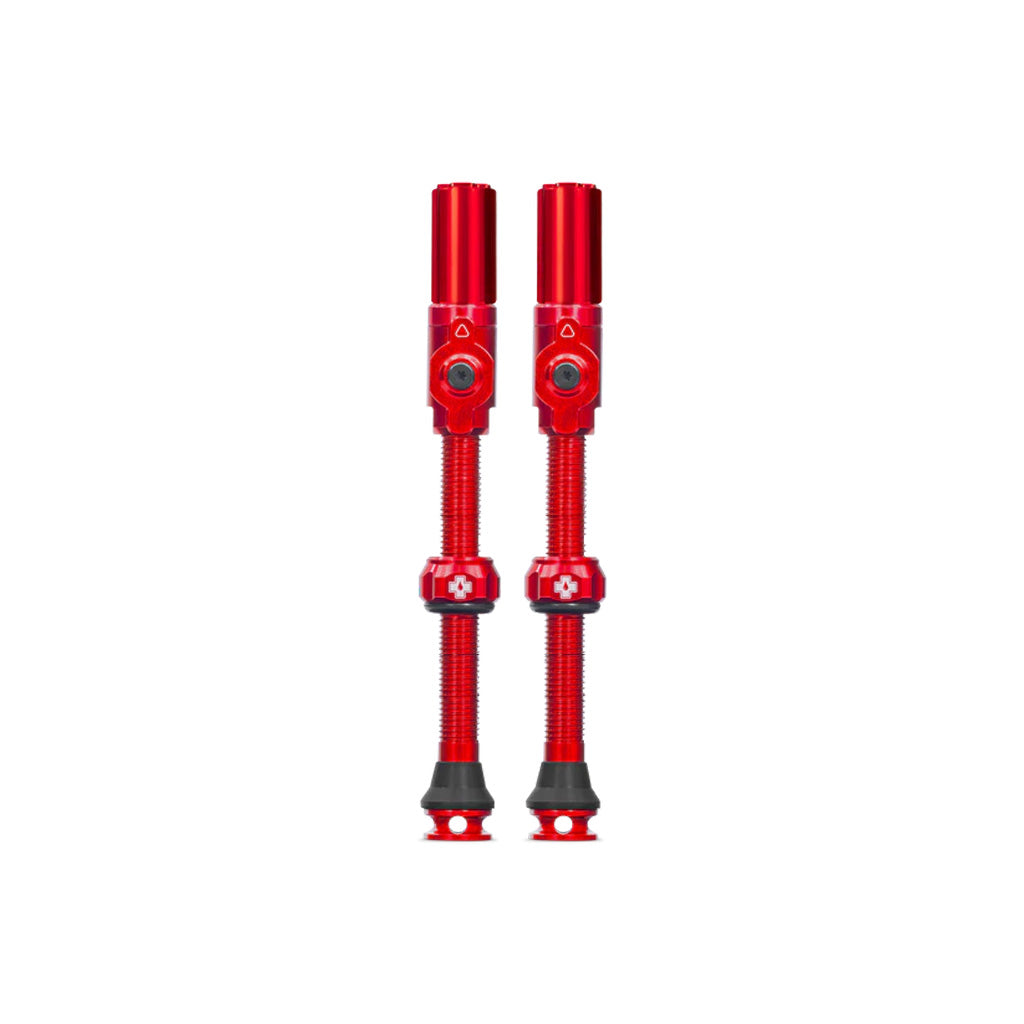 Muc-Off Big Bore Hybrid Tubeless Valve 65mm Pair - Red  