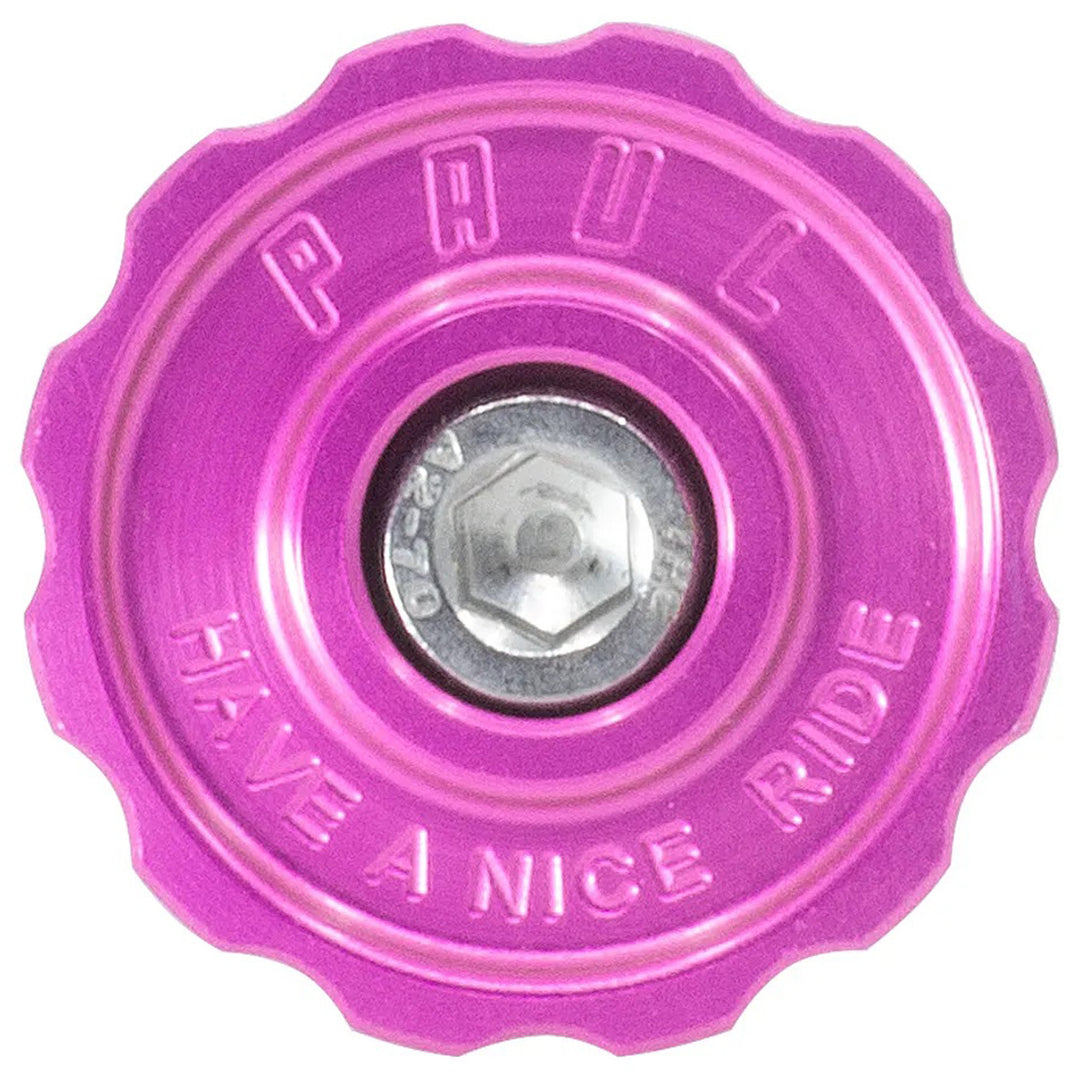 Paul Components Aluminum Top Cap Pink