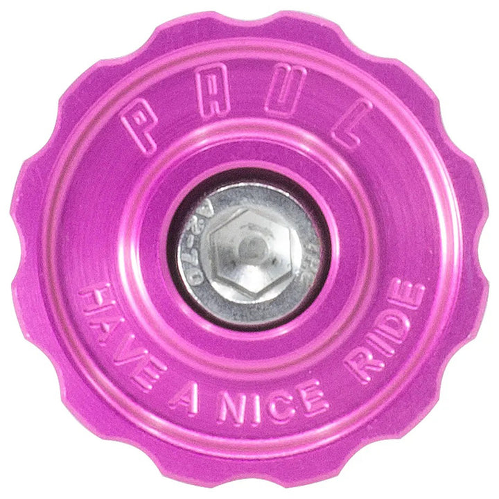 Paul Components Aluminum Top Cap Pink