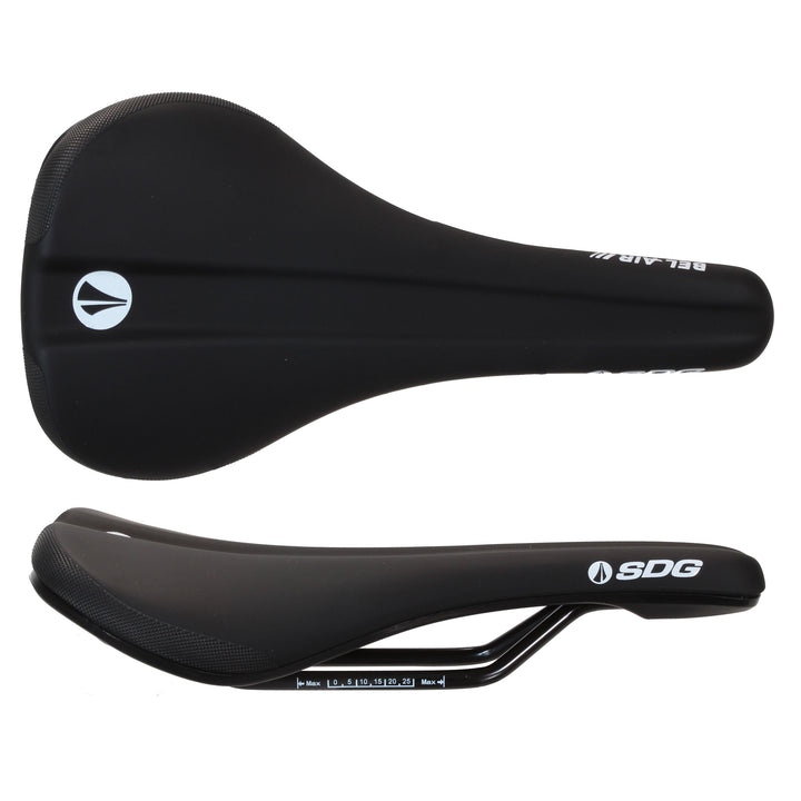 SDG Bel-Air V3 Saddle Steel Rails Black