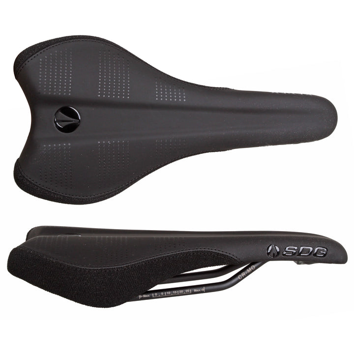 SDG Radar Mtn Saddle CrMo Rails - Black