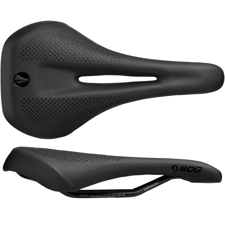 SDG Allure V2 Saddle Lux-Alloy Rails Black