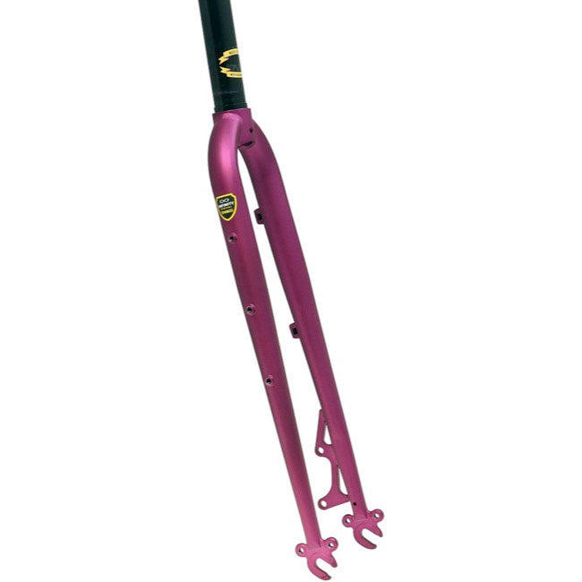 Soma Lugged CX Disc Fork 700c 1-1/8" Purple 