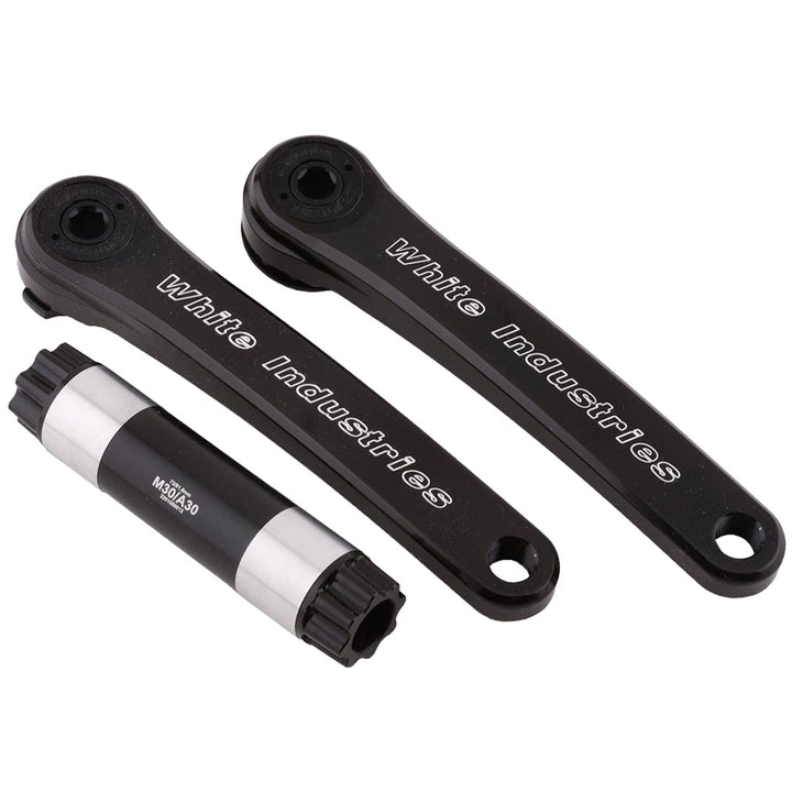 White Industries M30 Mountain Cranks 30mm Spindle 165mm Black