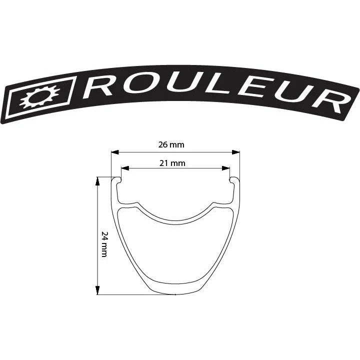 Boyd Rouleur Disc 700c Rim 24h Black