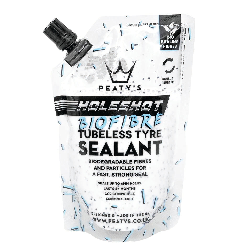 Peaty's Holeshot BioFibre Tubeless Tire Sealant 120ml Pouch