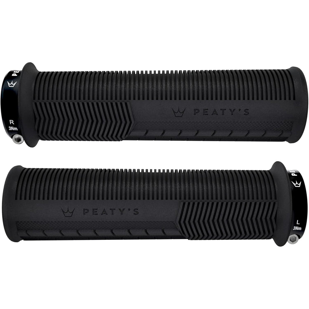 Peaty's Mushroom Thick Lock-On Grips Pair Black