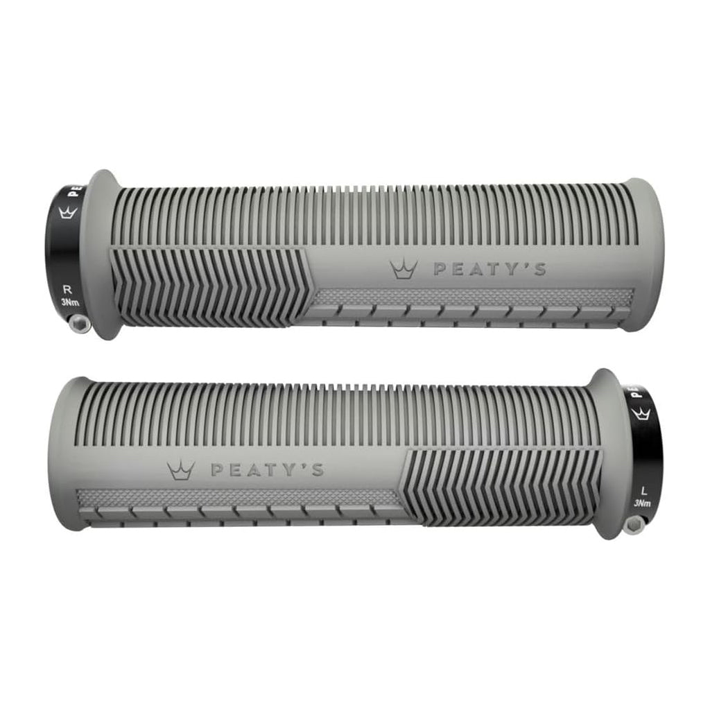Peaty's Mushroom Thin Lock-On Grips Pair Slate