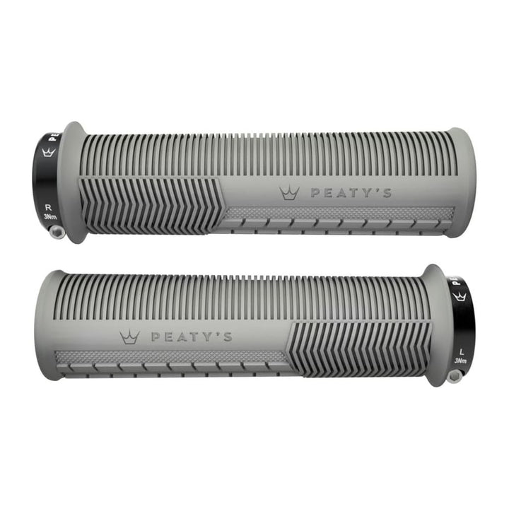 Peaty's Mushroom Thin Lock-On Grips Pair Slate