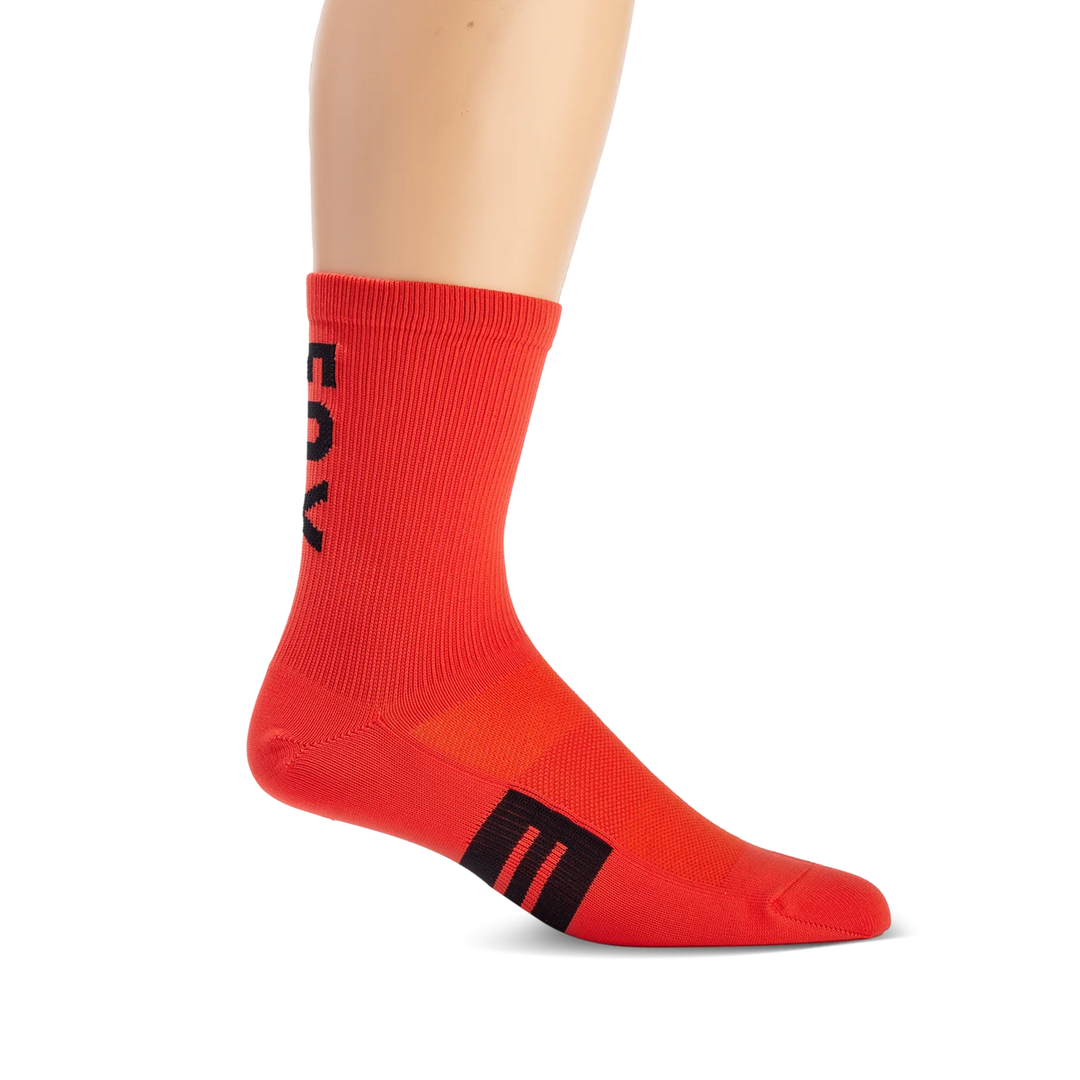 6" Flexair Merino Socks - Orange Flame / XS/S