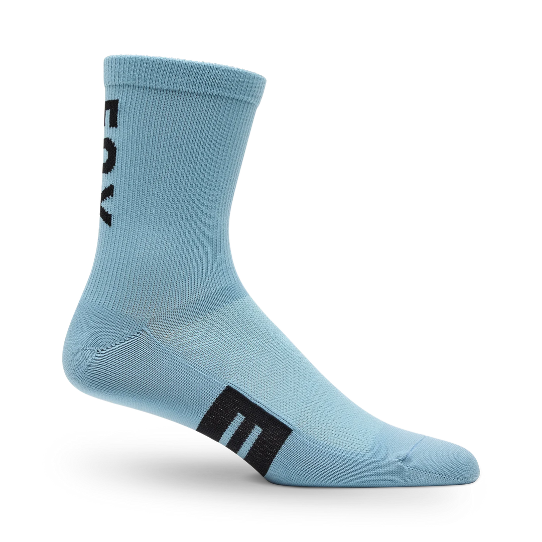 6" Flexair Merino Socks - Vintage Wash Blue / XS/S
